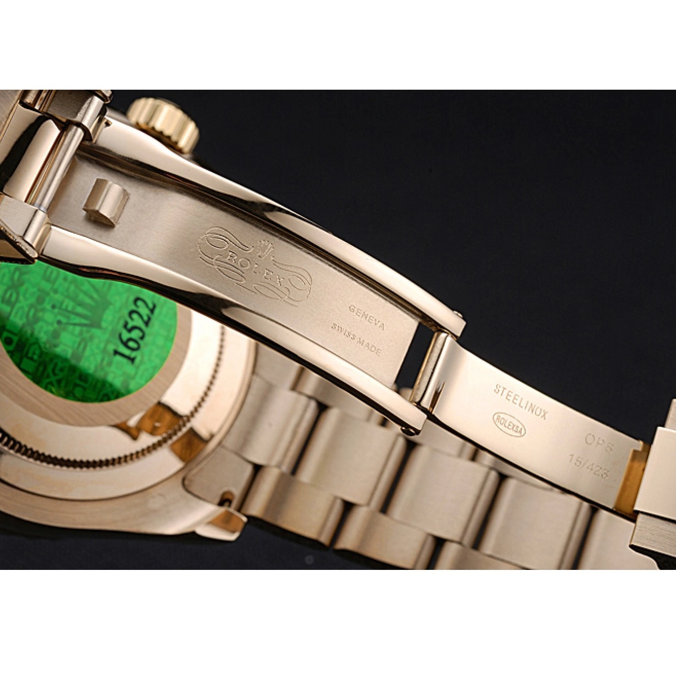 AAA Replica Watches Bracelet 622271 Rolex Bezel Gold Yachtmaster Dial Blue II White 0820